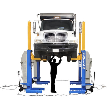 ML-4030BC 16,500lb Mobile Column Lift (4-pack) - ALI Certified by Atlas Front View