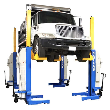 ML-4034BC 18,500lb Mobile Column Lift (4 pack) - ALI Certified by Atlas Front View