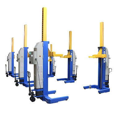 ML-6045BC 16,500lb Mobile Column Lift System (6 pack)- ALI Certified by Atlas with 6 Lift View