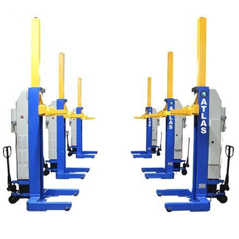 Atlas ML-6051BC, 111,000 LB. Mobile Column Lift System (6 pack)- ALI C ...