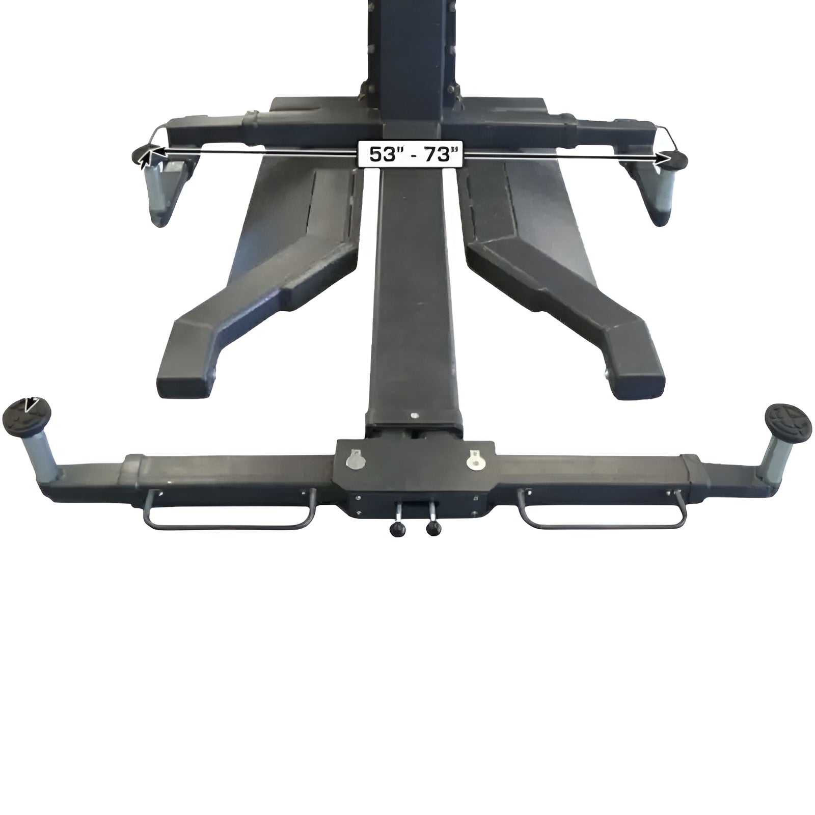PSP-6000 6,000 lbs Portable Single Post Lift Side View
