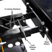 Atlas RJ6BK 6,000 lb Rolling Bridge Jack - Hydraulic