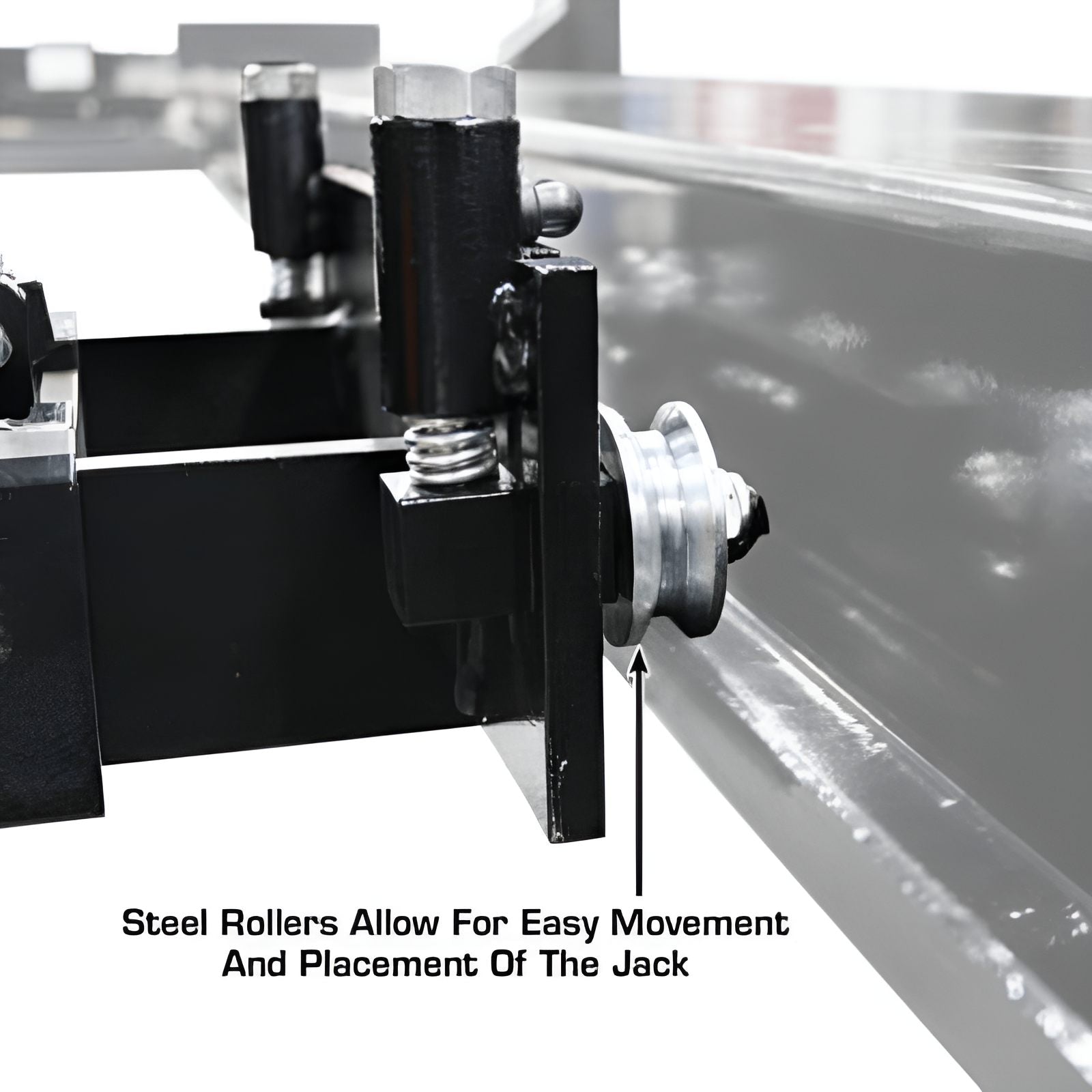 Atlas RJ6BK 6,000 lb Rolling Bridge Jack - Hydraulic