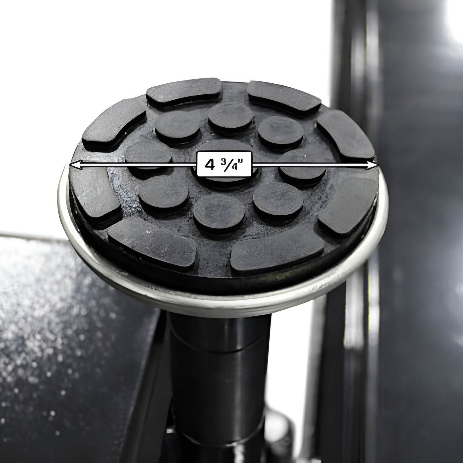 RJ6BK 6,000 lb Rolling Bridge Jack - Hydraulic Adapter View