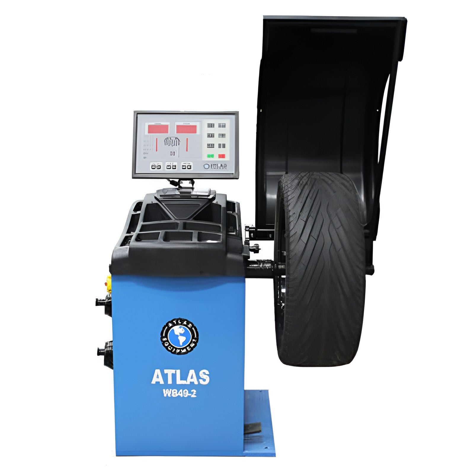 Atlas WB49-2 Premium 2D Computer Wheel Balancer Front View