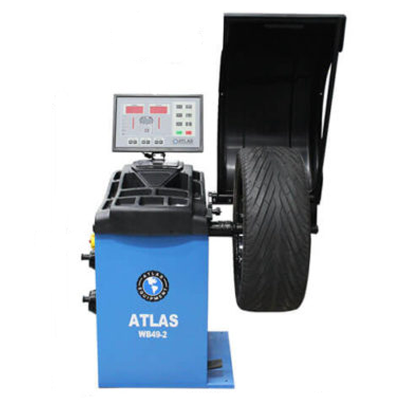 Atlas WB49-2 Premium 2D Computer Wheel Balancer Front View