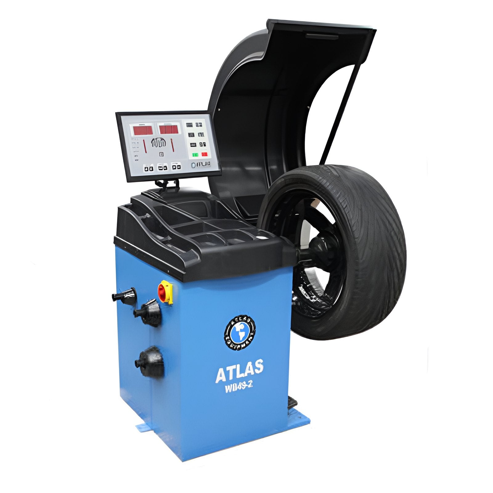 WB49-2 Premium 2D Computer Wheel Balancer Side View