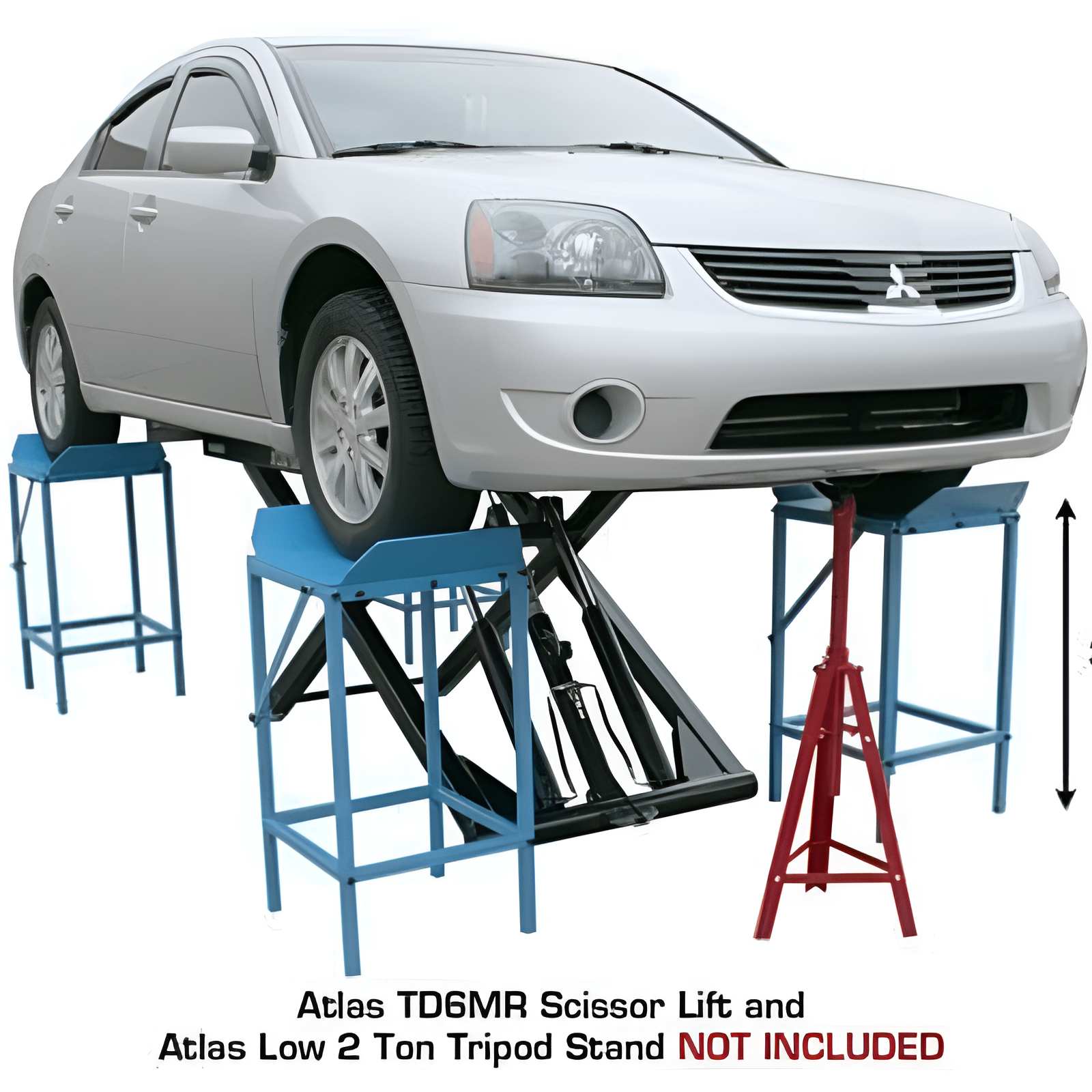 Side view ATEATTD-SLJ-A000 Alignment Wheel Stand Package