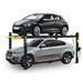 408-P 8,000lb Parking Lift By Amgo - Lifting Car Black