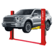 BP-10 10000lb 2 Post Car Lift - Symmetric - Side View with car Lifting