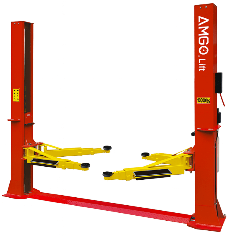 BP-10 2 Post Car Lift - Symmetric by Amgo Front View