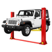 Amgo BP-9X, 9000 lb 2 Post Car Lift - Low Ceiling - Side View with Car