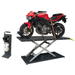 Amgo MC-1200P, Motor Cycle & ATV Lift - 1200lb; Pneumatic Pump Side View