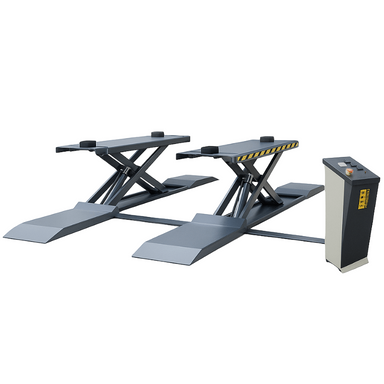 MRL09, 9000lb Mid-rise Scissor  Lift - Side View