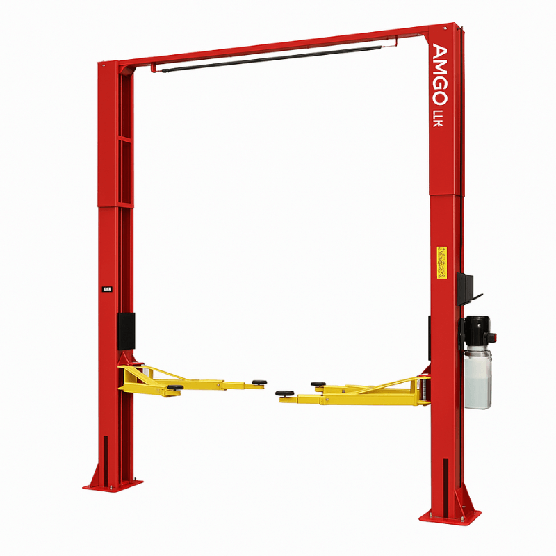 OH-12 12,000lb 2 Post Car Lift - Front View without Car