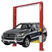 OH-15, 7.5 Ton 2 Post Car Lift by Amgo - Black Car Side View