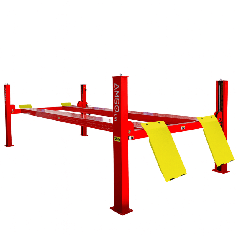 PRO-12 4 Post Car Lift by Amgo Side View