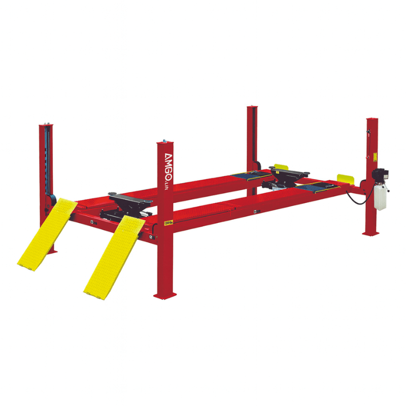 Amgo PRO-12A 12,000lb 4 Post Alignment Lift Side View