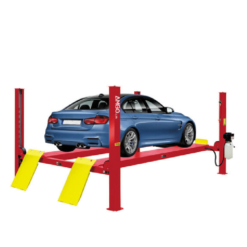 PRO-12SX 4 Post Car Lift by Amgo - Side View