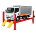 PRO-18, 4 Post Lift by Amgo Side View with Truck