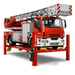 PRO-40, 4 Post Truck Lift by Amgo with Fire Truck View
