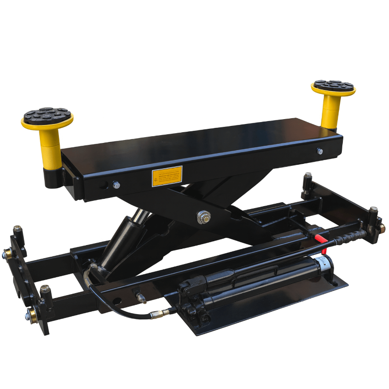 Amgo RJ-6H, 6000 lb Rolling Jack - Manual Pump Style Side View