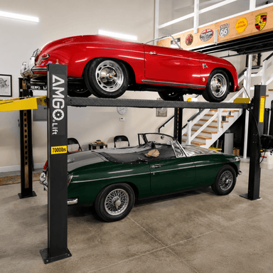 407-P Carrying classic cars - Garage Install by customer