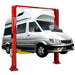 OHX-10, 5 Ton 2 Post Car Lift by Amgo with Car Side View