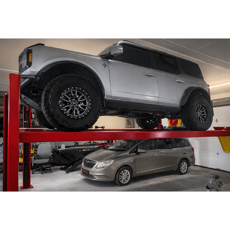 Amgo PRO 12SX 12,000lb 4 Post Lift - Extra Wide Side View