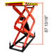 Amgo XL-9F, 9000lb In Ground Scissor Lift - Full Rise - Dimension Lift View