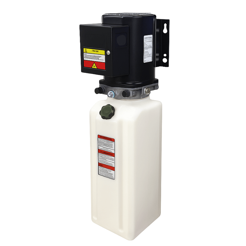 XL-9F, 9000lb In Ground Scissor Lift - Full Rise Oil Tank View