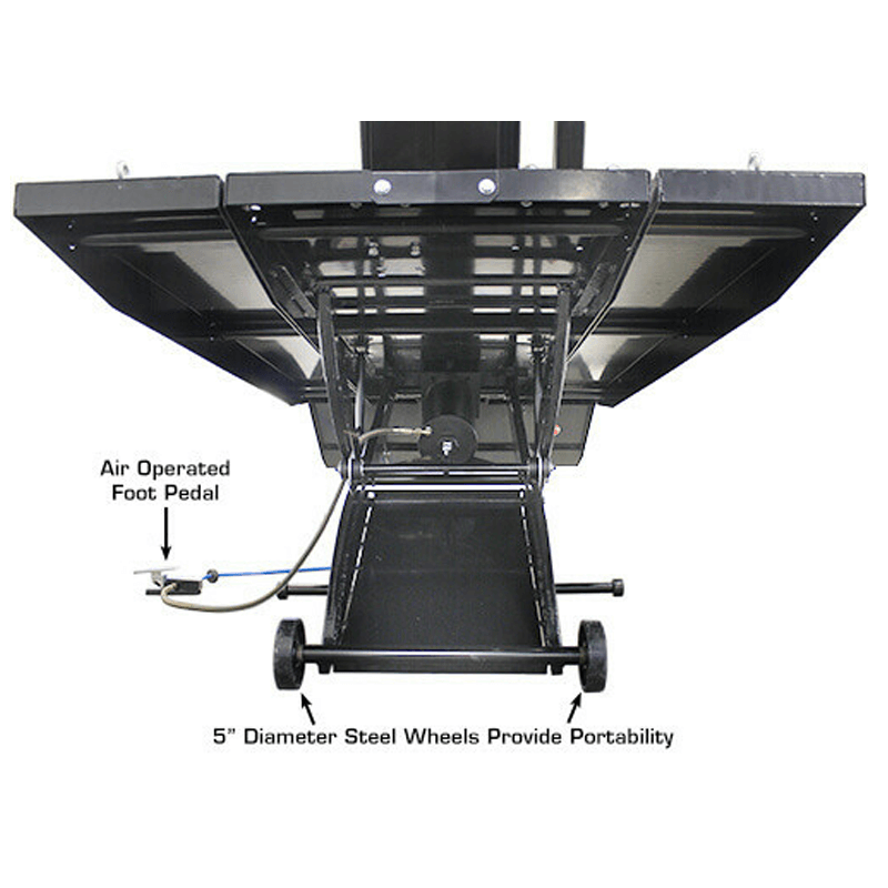 ACL XLT Motorcycle/ATV Lift by Atlas - Below View