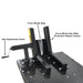 Atlas ACL Motorcycle Lift w/ Roller Plate Wheel Stoper View