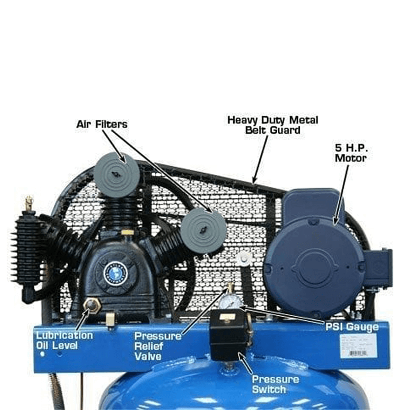 Atlas AF6 Air Compressor - Specs View