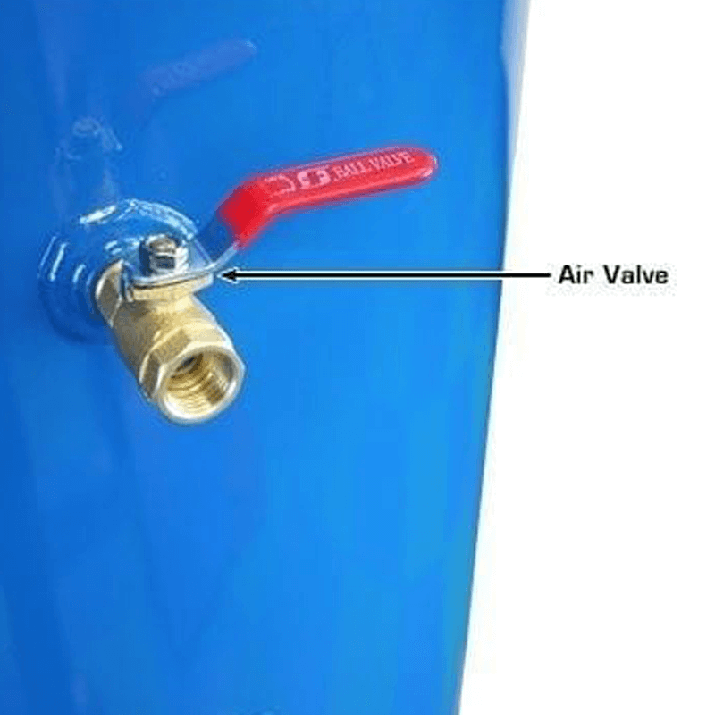 Atlas AF7 Air Compressor - Air Valve View