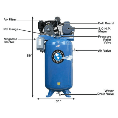 Air Compressor AF8 - Front View