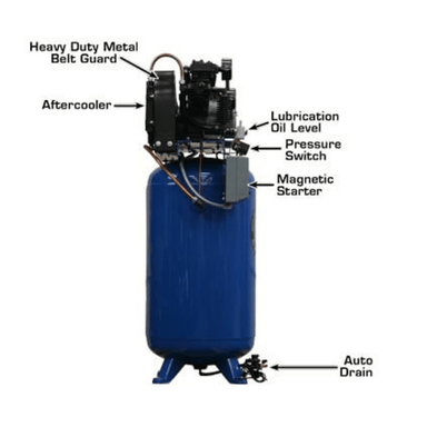 Air Compressor AF9PLUS-17  - Side View