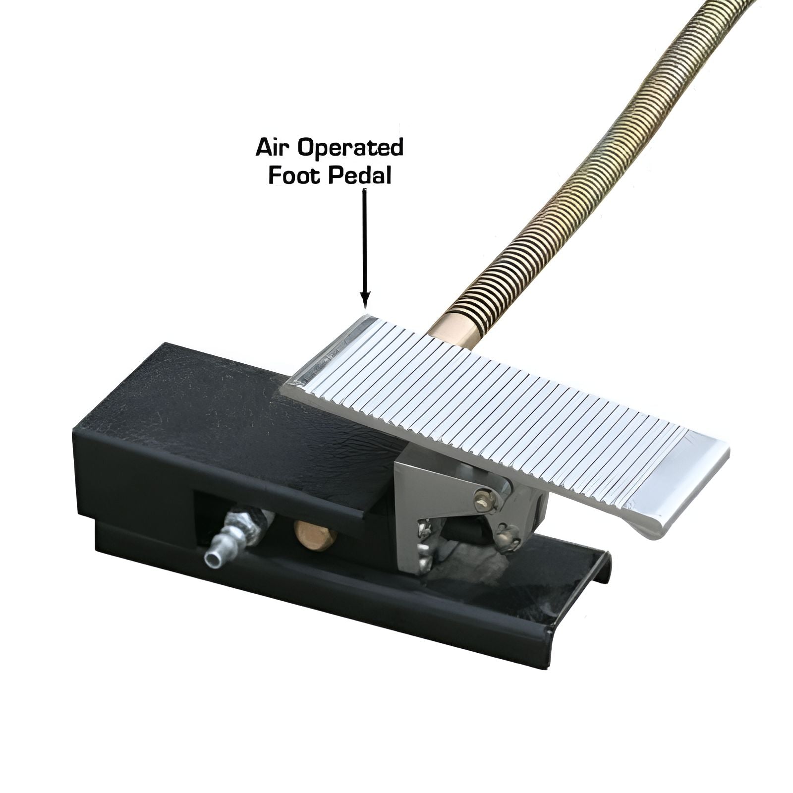Atlas Cyclelift Motorcycle Lift - Foot Pedal View
