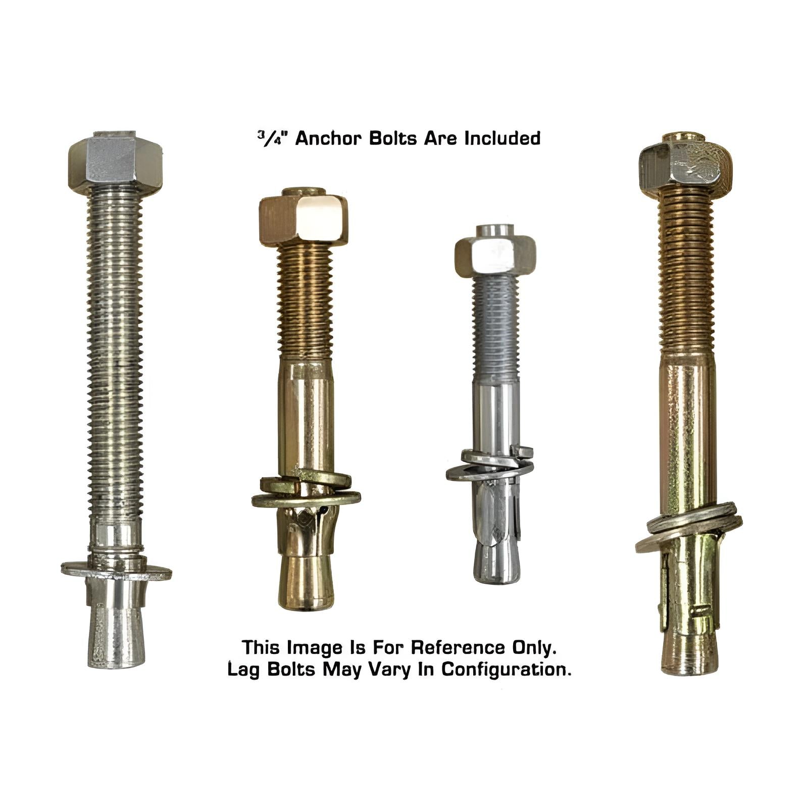 Atlas PRO 9D 9,000 lb Overhead 2-Post Lift - Bolts View