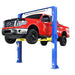 Atlas PRO 9D 9,000 lb Overhead 2-Post Lift - Semi Side View with Car