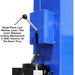 Atlas PRO 9D 9,000 lb Overhead 2-Post Lift Lever View