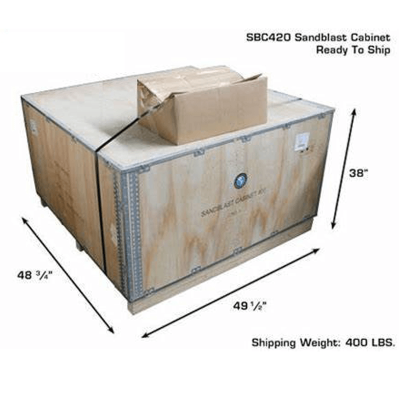 SBC420 Sandblast Cabinet by Atlas - Box View