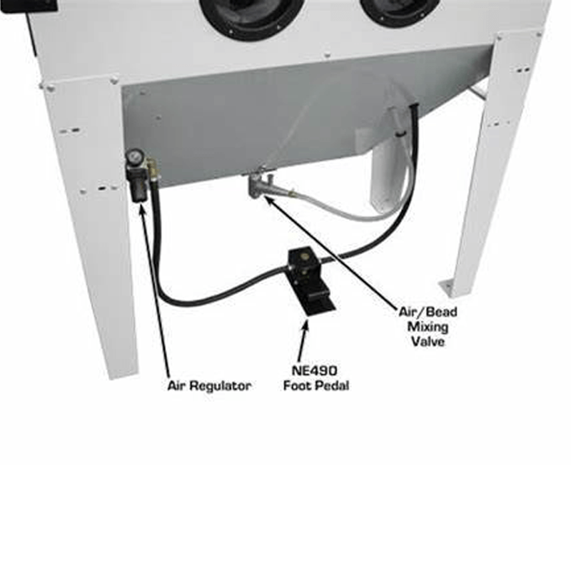 Sandblast Cabinet SBC420 - Pedal View