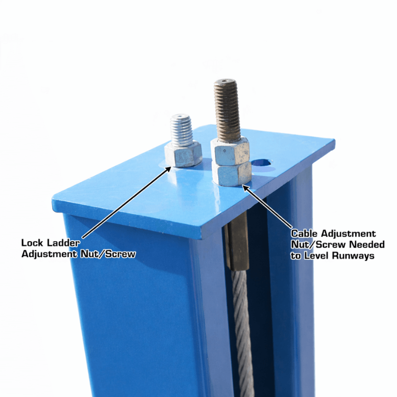 Atlas 414A 14,000 lb Lock Ladder View