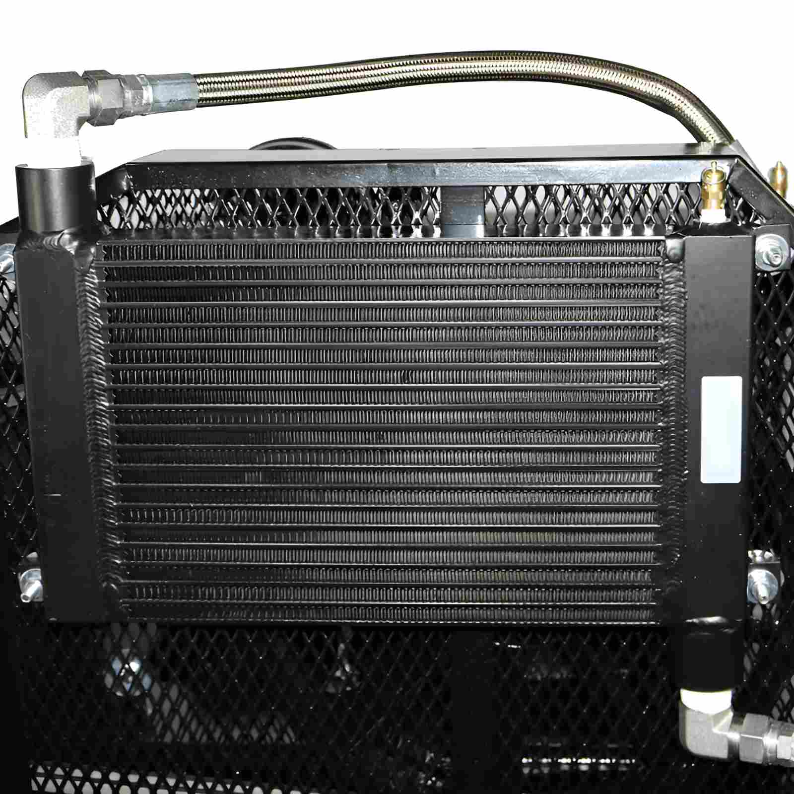Atlas AF10 2-Stage 10HP 1 Phase Compressor w/ Plus Package - Metal Guard View
