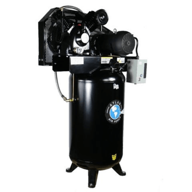 AF9P 7.5HP 80 Gallon Air Compressor with Plus Package by Atlas Side View