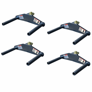 Atlas ATEATPK-20806-4 Fork Adapter Set For 2-Post Lifts, Fixed Width (Set of 4)