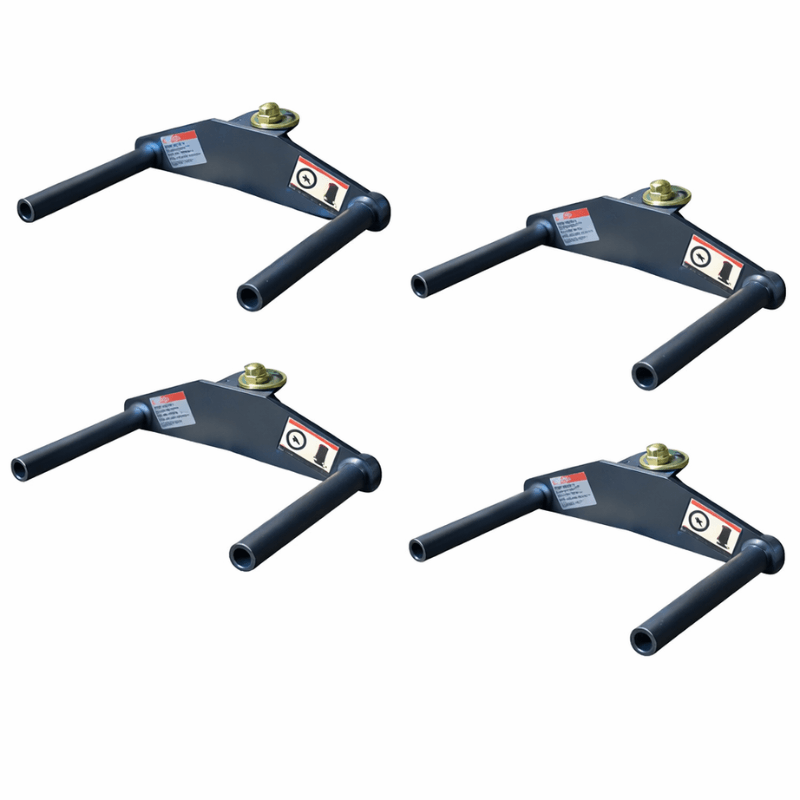 Atlas ATEATPK-20806-4 Fork Adapter Set For 2-Post Lifts, Fixed Width (Set of 4)