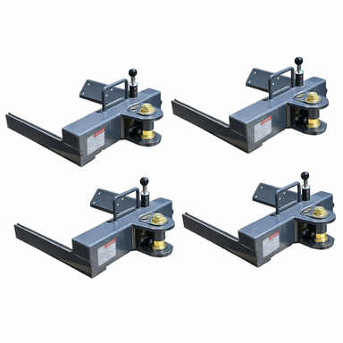 Atlas ATEATPK-20807-4 Fork Adapter Set For 2-Post Lifts, Adjustable Width (Set of 4)