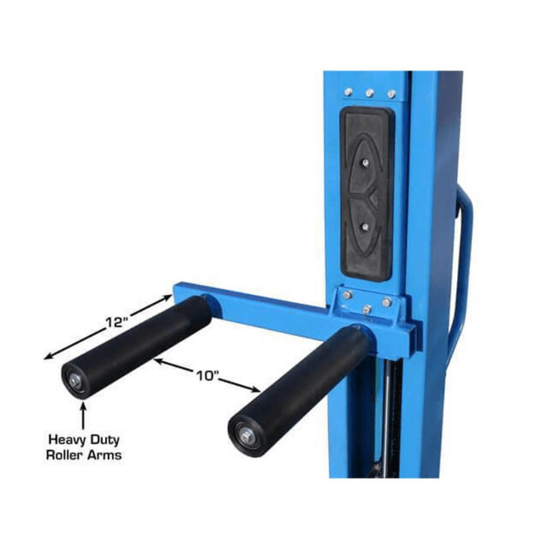 Offset Pneumatic Portable Wheel Lift 180 lb. Capacity Roller Arms View